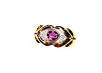 Anello Stocco Gioielli Donna in Oro giallo Rubino 0.37 Ct XAU-14 - XAU-14